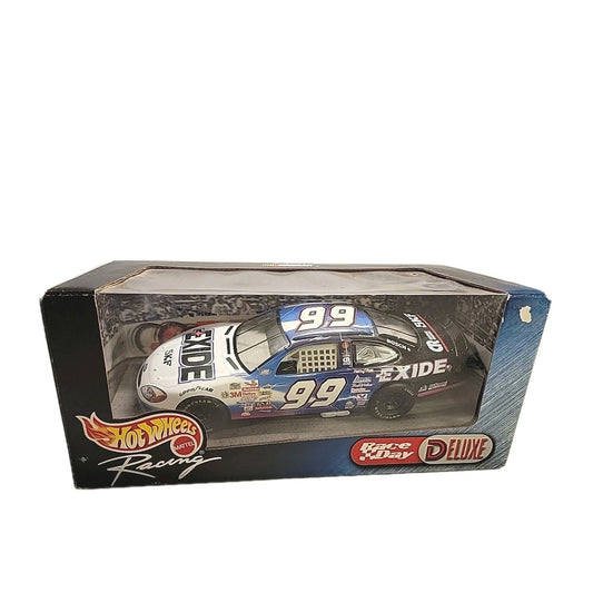 Hot Wheels Racing Deluxe 1999 NASCAR 1:24 Diecast #99 Jeff Burton Ford Exide Car