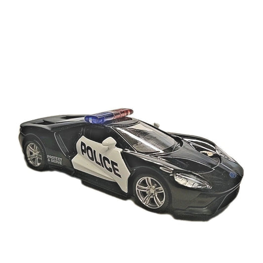 Ford GT Police Car - 1:36 Diecast Model, RMZ City/Uni Black/ white