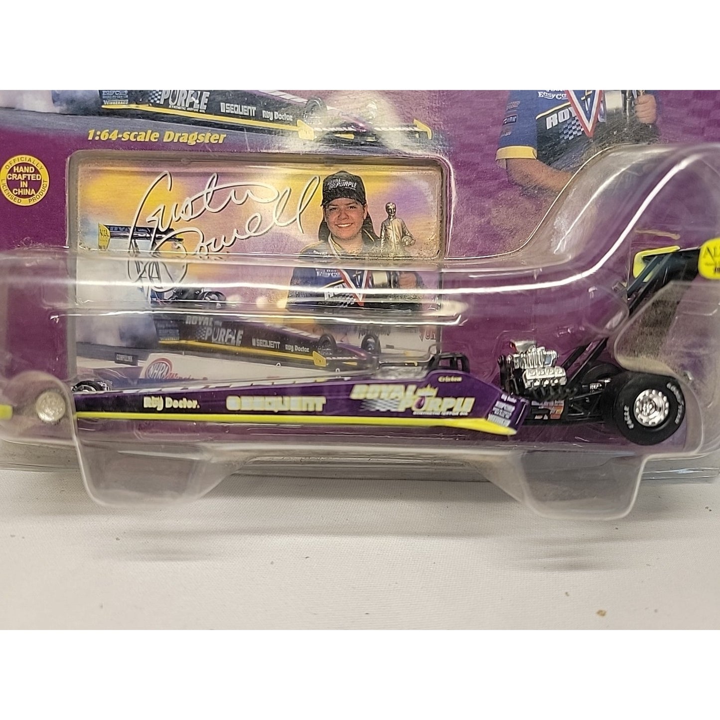 1997 Cristen Powell Royal Purple 1:64 scale dragster