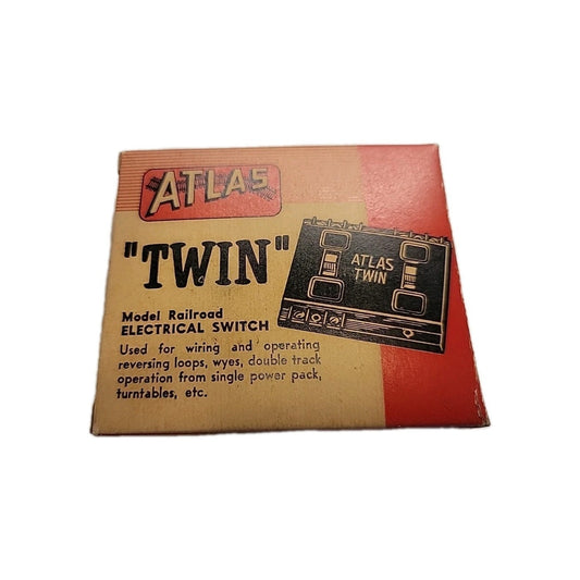 vintage Atlas TWIN Electrical Switch #210