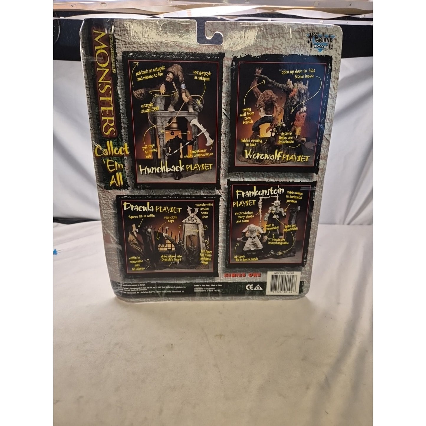 McFarlane Toys Monsters Series 1 Werewolf Playset 1997 New ( Read Description )