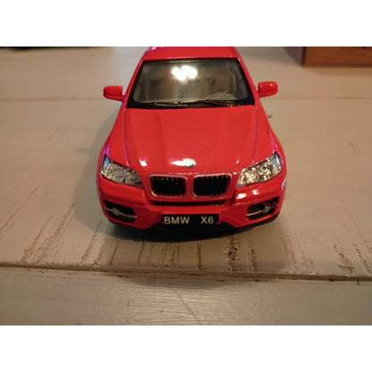 BMW X6 red 1:38 Kinsmart diecast