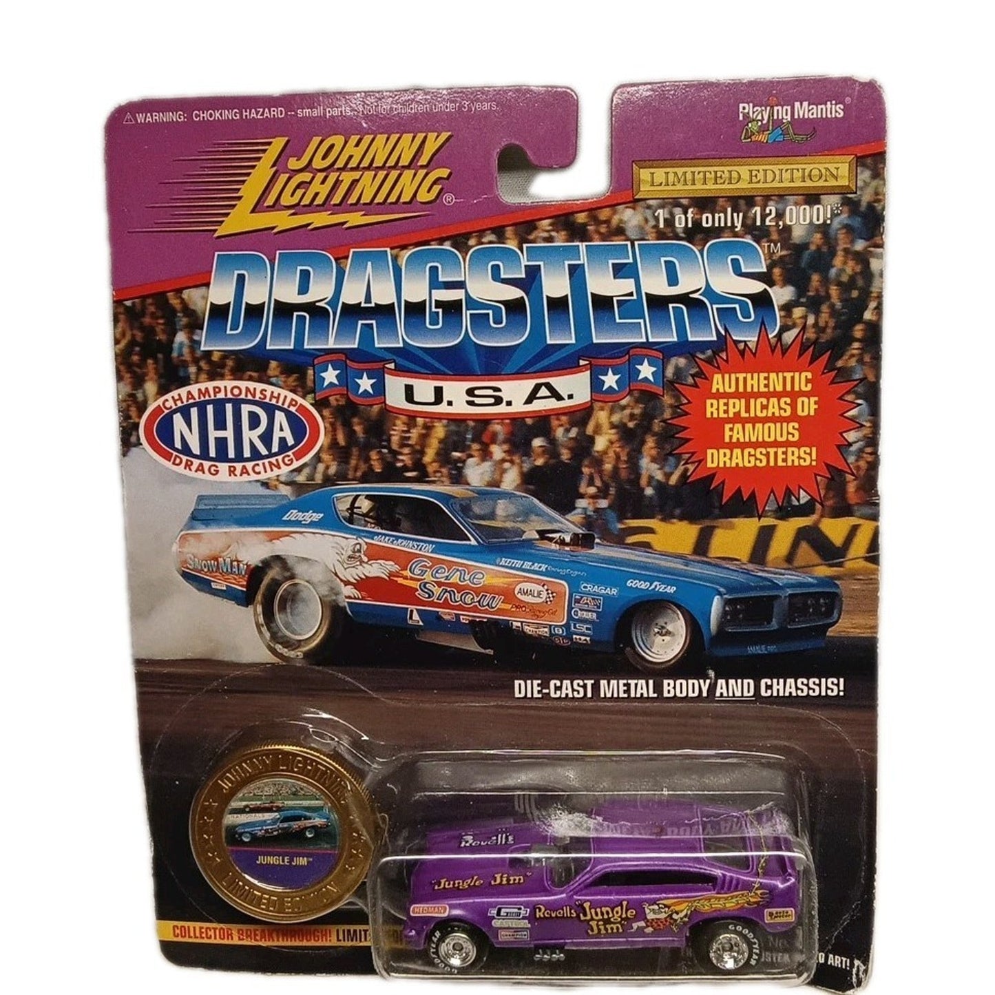 1997 JOHNNY LIGHTNING Dragsters BIG DADDY DON GARLITSDiecast Limited Edition