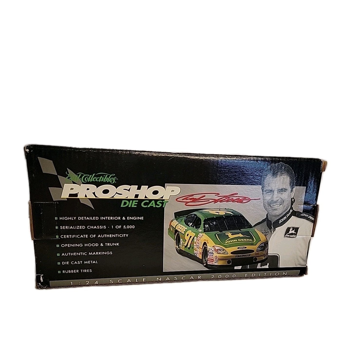 2000 ERTL Pro Shop Die Cast Ford Taurus John Deere #97 1/24 Scale