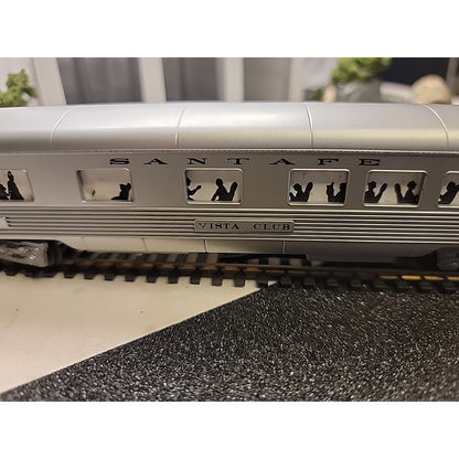 Life-Like HO Scale Santa Fe Vista Club Illuminated Passenger Car