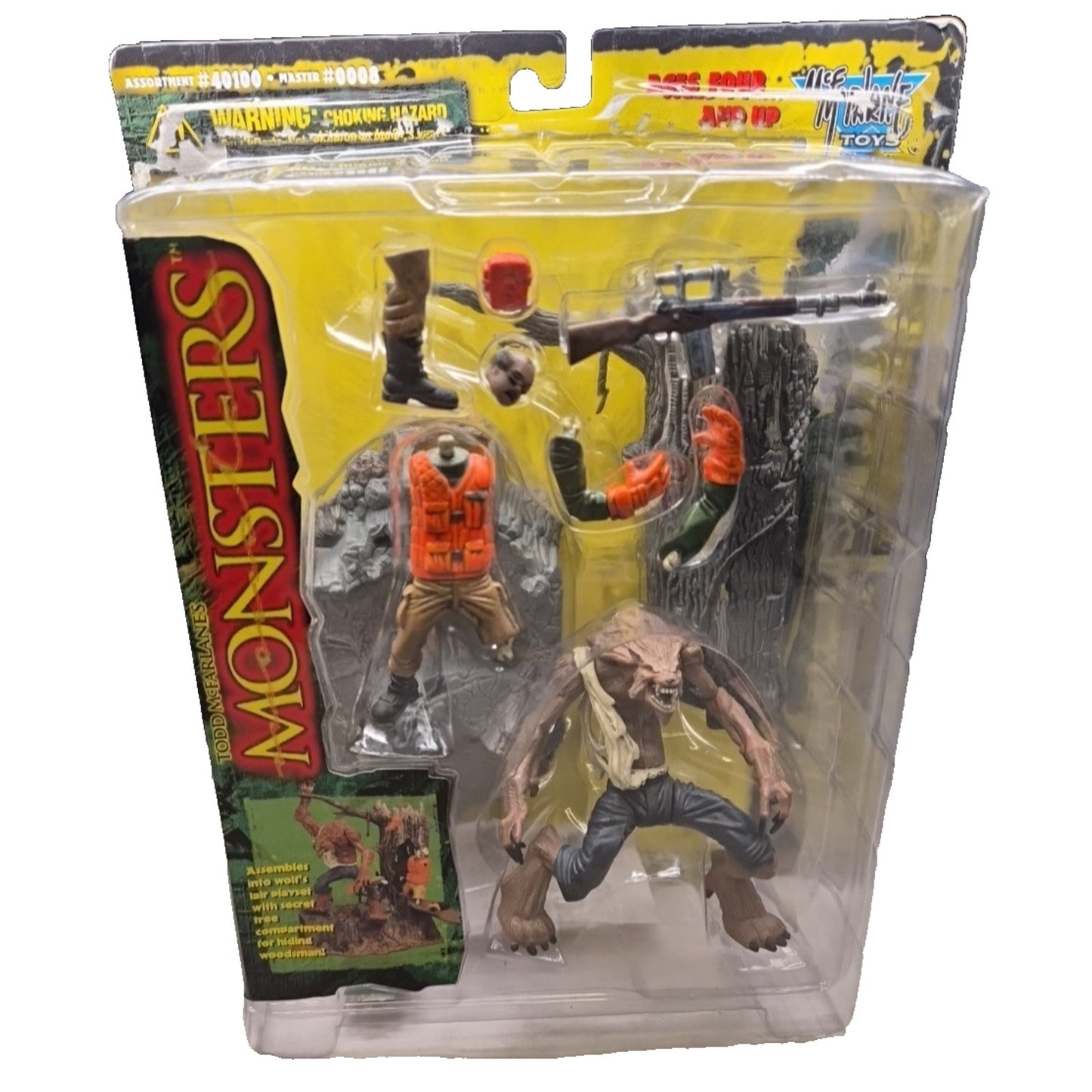 McFarlane Toys Monsters Series 1 Werewolf Playset 1997 New ( Read Description )