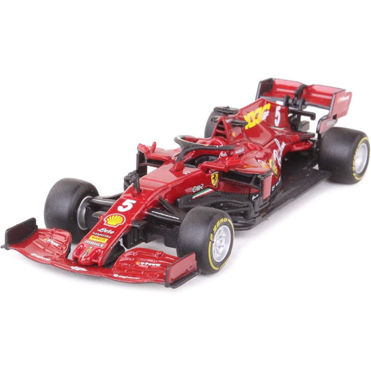 Ferrari Racing 2020 F1 Tuscan SF 1000 Bburago #5 1:43 Scale Vettel NEW IN BOX