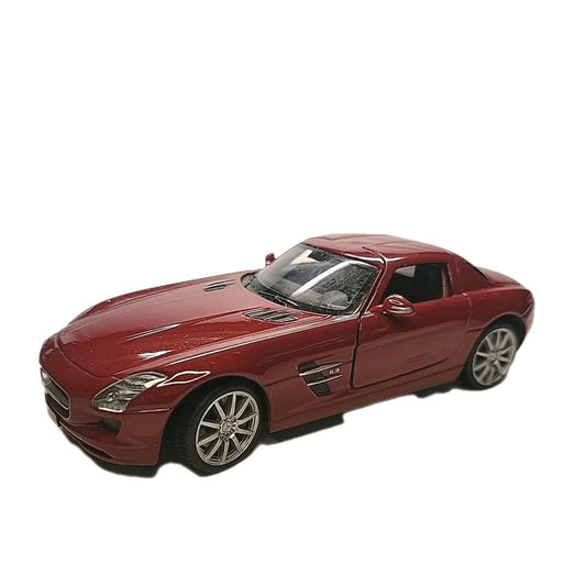 1:43 Scale WELLY MERCEDES-BENZ SLS AMG Maroon Diecast