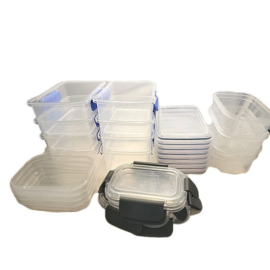 Storage Containers 16PK / 3 Sizes / Snap Lids included / New OB SIZES IN DESC.