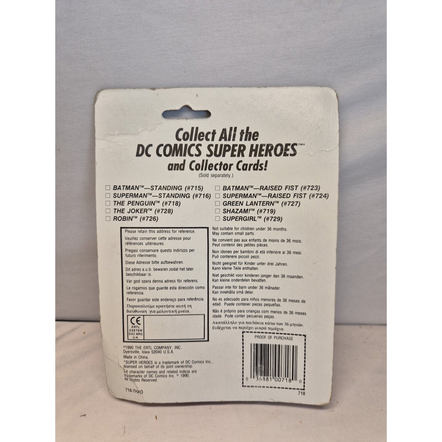 DC Comics Super Heroes The Penguin Ertl Die Cast Metal Figure