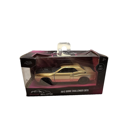 2012 DODGE CHALLENGER SRT8 GOLD 1/32 DIECAST MODEL CAR BY JADA 34855