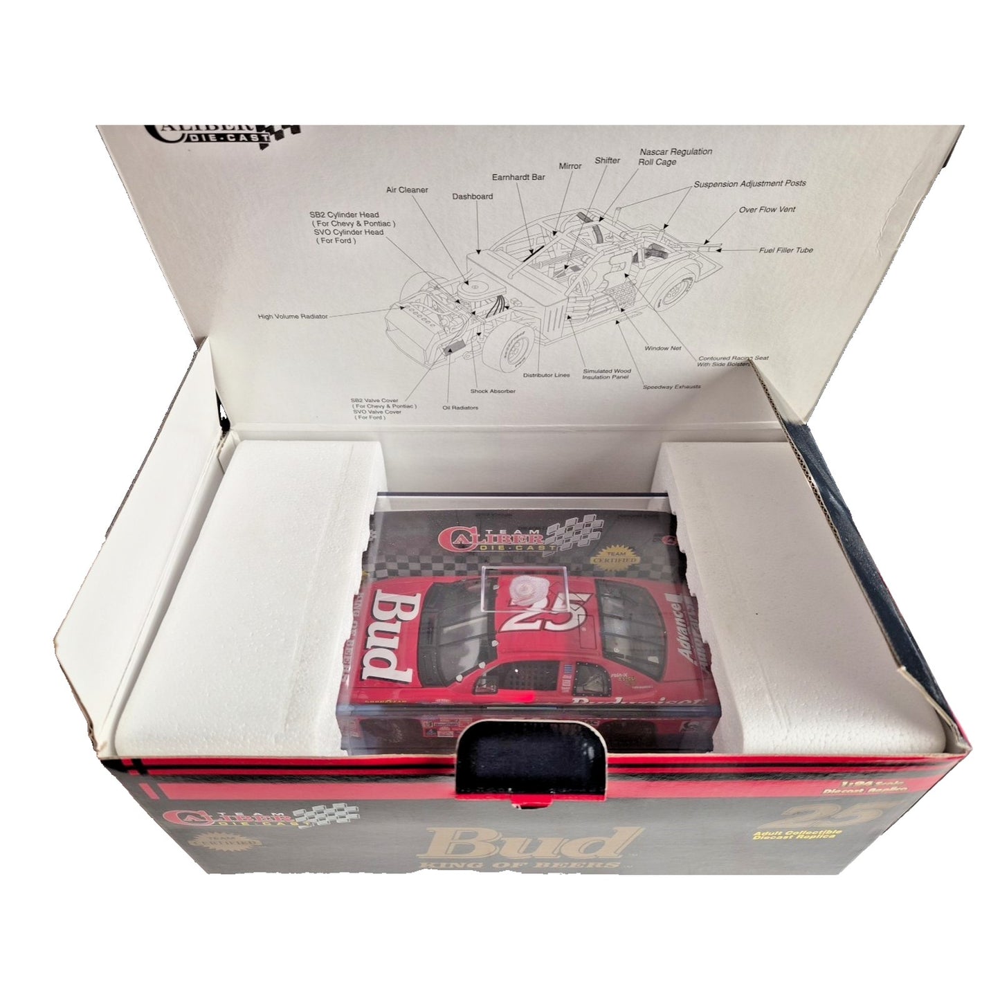 NASCAR 1:24 Team Caliber #25 Budweiser 1999 Monte Carlo World Series