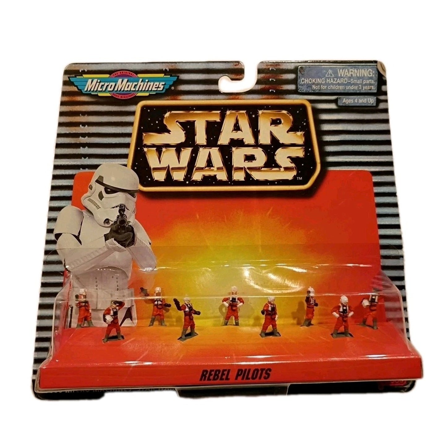 Vintage Micro Machines Star Wars Rebel Pilots MOC 1996 Action Figures
