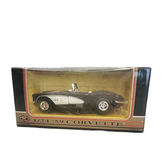 1959 Chevrolet Corvette Motor Max Collector's Edition Black 1:24 Diecast Car