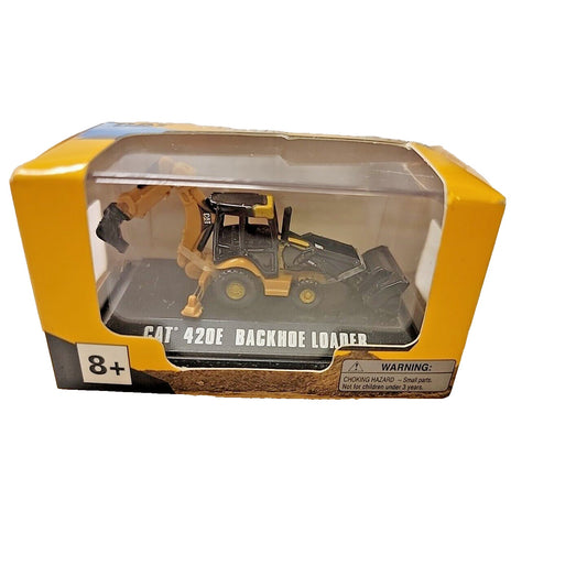 DM 1:100 CAT 420E loader excavator two end engineering vehicle model 85973DB