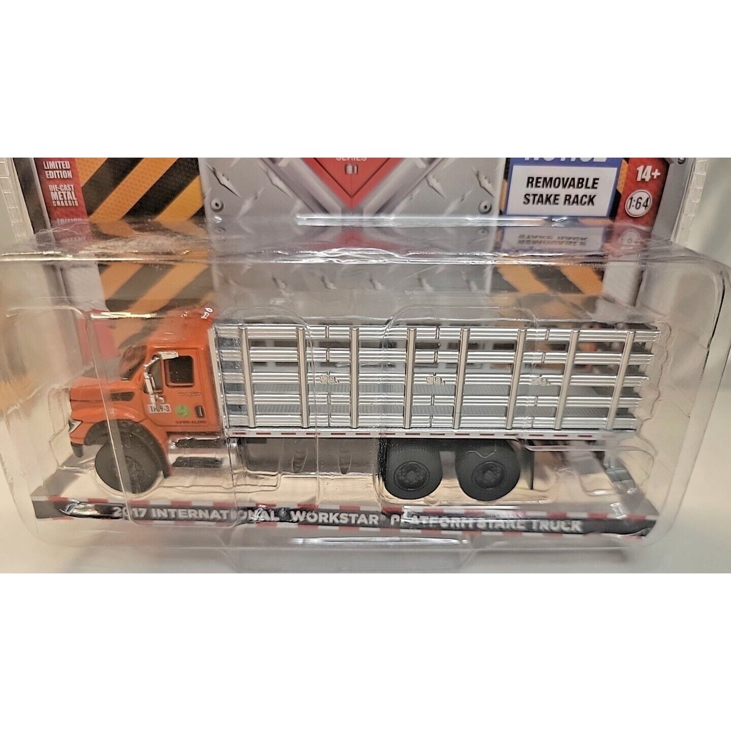 Greenlight SD Trucks 2017 International WorkStar Stake Truck CHASE 1:64 Ser. 18