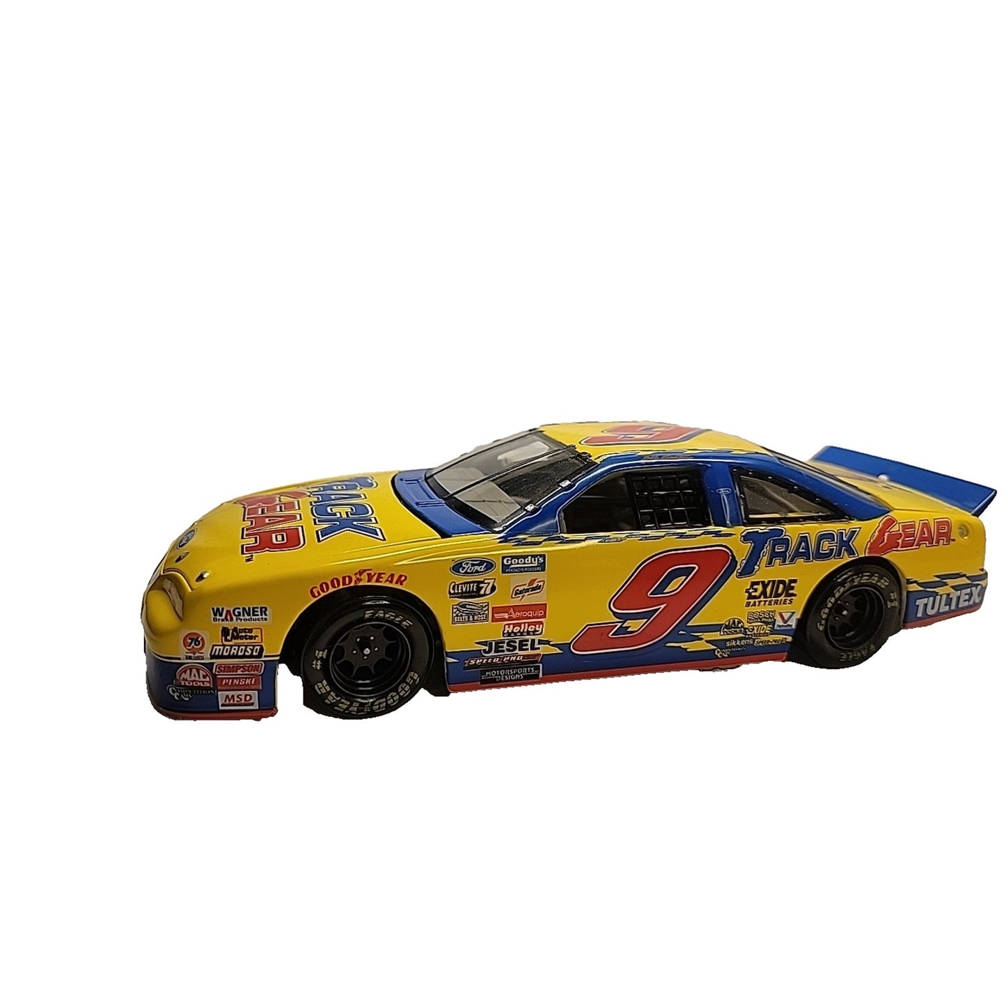 1997 Jeff Burton #9 Thunderbird Track Gear 1:24 Scale Car
