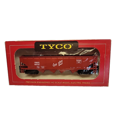 HO Scale Tyco CB&Q Burlington Route Hopper with Original Box - 300747 -