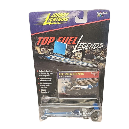 Johnny Lightning Top Fuel Keeling & Clayton 1973 Season Rick Ramsey Dragster